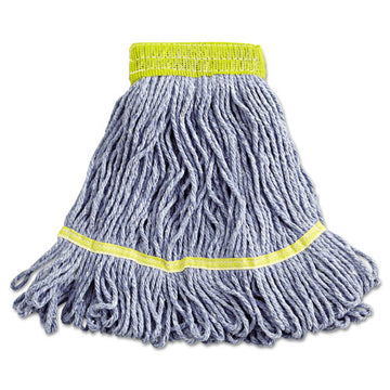 Boardwalk® Super Loop Wet Mop Head, Cotton-synthetic Fiber, 5" Headband, Small Size, Blue, 12-carton freeshipping - TVN Wholesale
